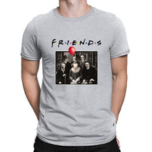 Load image into Gallery viewer, Cotton matching T-shirt Horror Friends Pennywise Michael Myers Jason Voorhees Halloween Men T-Shirt Cotton matching T-shirt