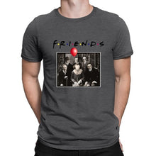 Load image into Gallery viewer, Cotton matching T-shirt Horror Friends Pennywise Michael Myers Jason Voorhees Halloween Men T-Shirt Cotton matching T-shirt