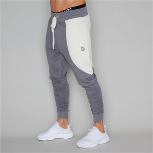 Autumn Pants Men Jogger Cotton Gyms Casual Bodybuilding Pants Breathable Elastic Waist Workout Male Sweatpants