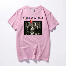 Load image into Gallery viewer, Cotton matching T-shirt Horror Friends Pennywise Michael Myers Jason Voorhees Halloween Men T-Shirt Cotton matching T-shirt